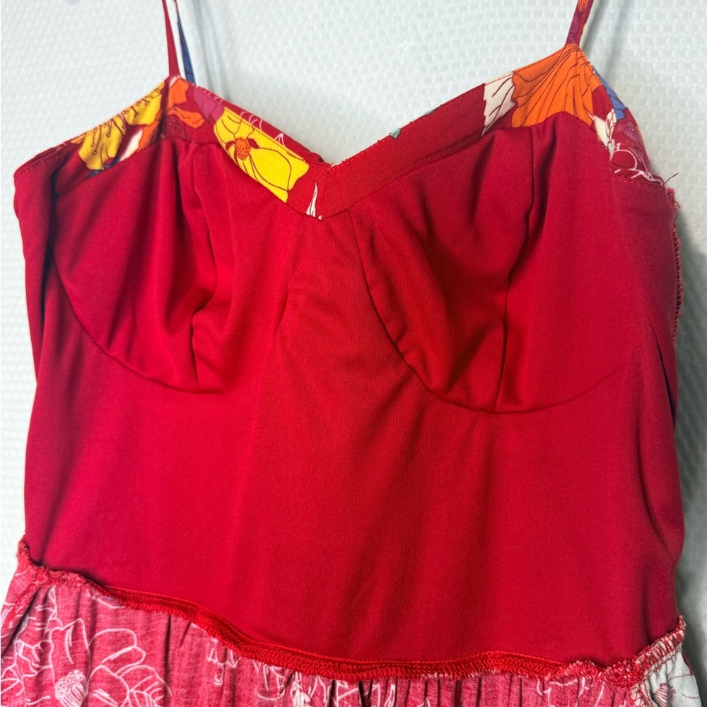 Maurices Red Floral Maxi Skirt - Picture 7 of 12
